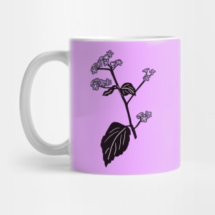 Purple Brunnera Flowers Mug